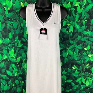 Blanc du Nil Mini Dress White Cotton 1956 M